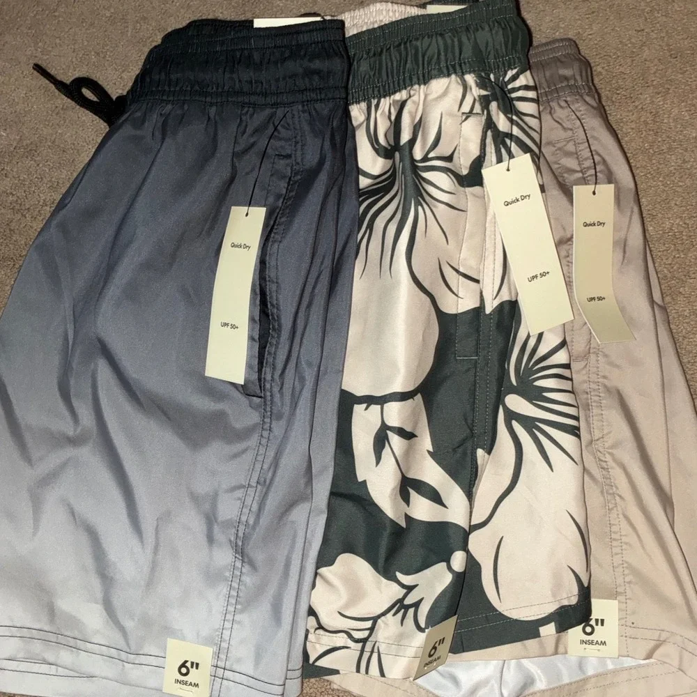No Boundaries Swim Trunks Mens Small Multicolor 6